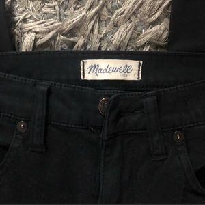 Madewell black classic jeans
